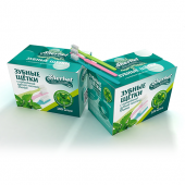  Одноразовые зубные щётки с зубной пастой Sherbet, 100 шт