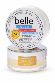 Зубная паста натуральная с золотом Belle от DR.CARE