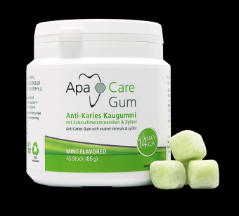 Жевательная резинка Apa Care Gum Апа Кеа Гам с гидроксиапатитом, с эффектом антикариес 